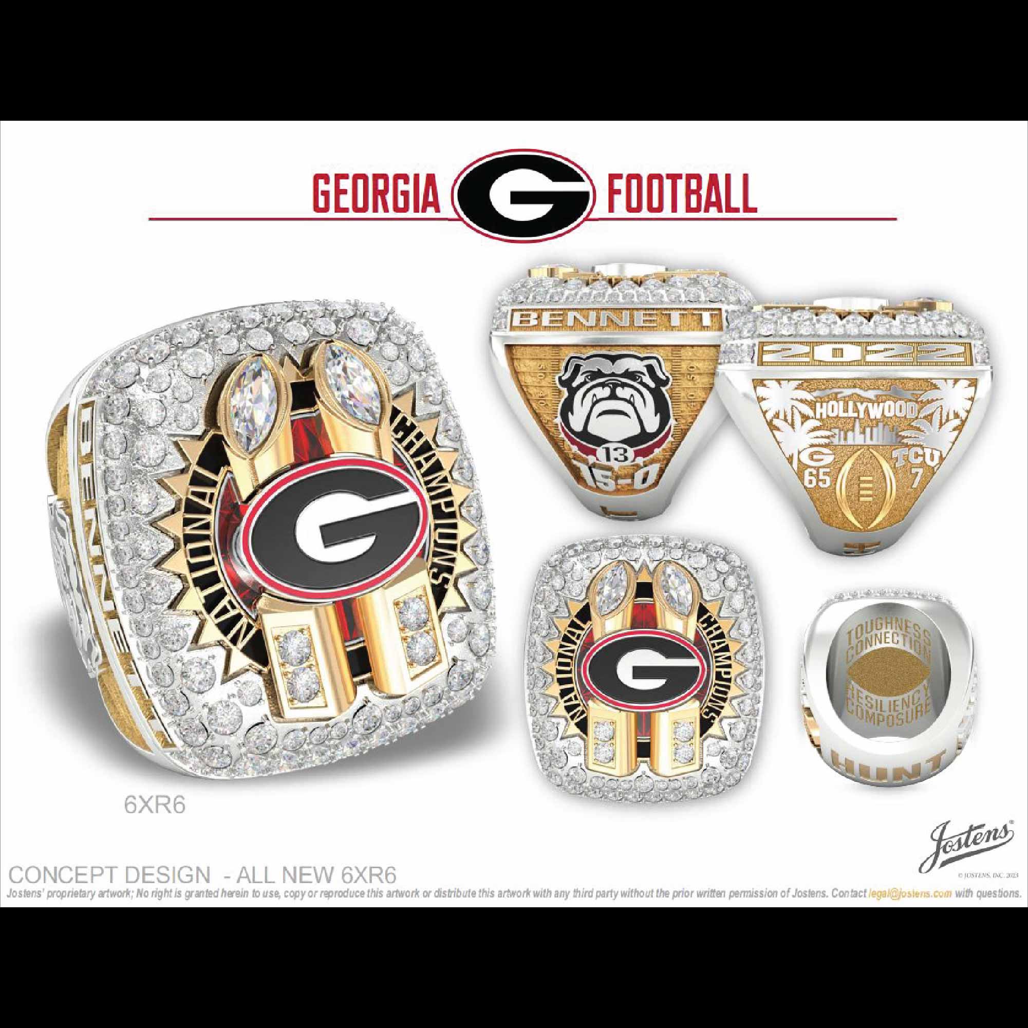 University of Georgia Football 2022 National Championship Ring